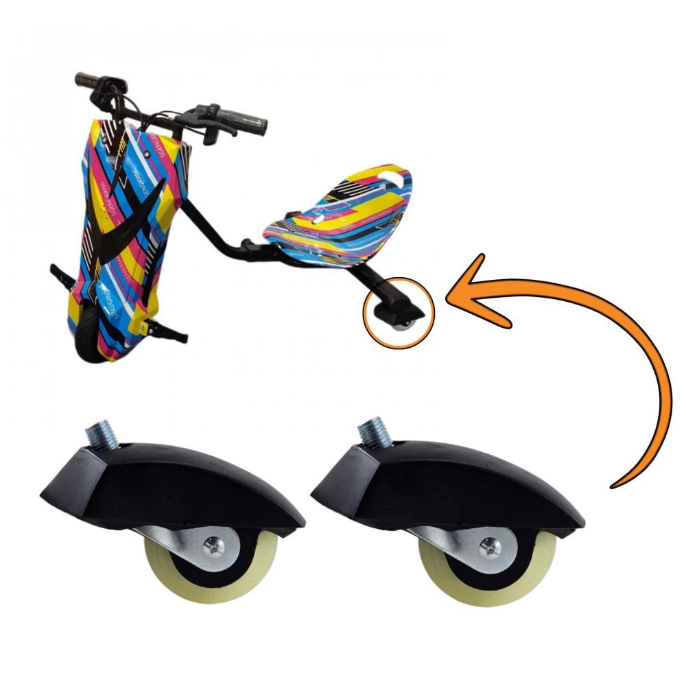 Drift Scooter Rear PU Wheel Assembly 55mm – عجلة خلفية لسكوتر دريفت