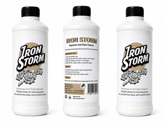 Iron storm مخصص لتنظيف جنزير الدراجة